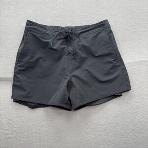 Ten Thousand Foundation Shorts Mens Large Black Lined Running 5 Inseam Athletic